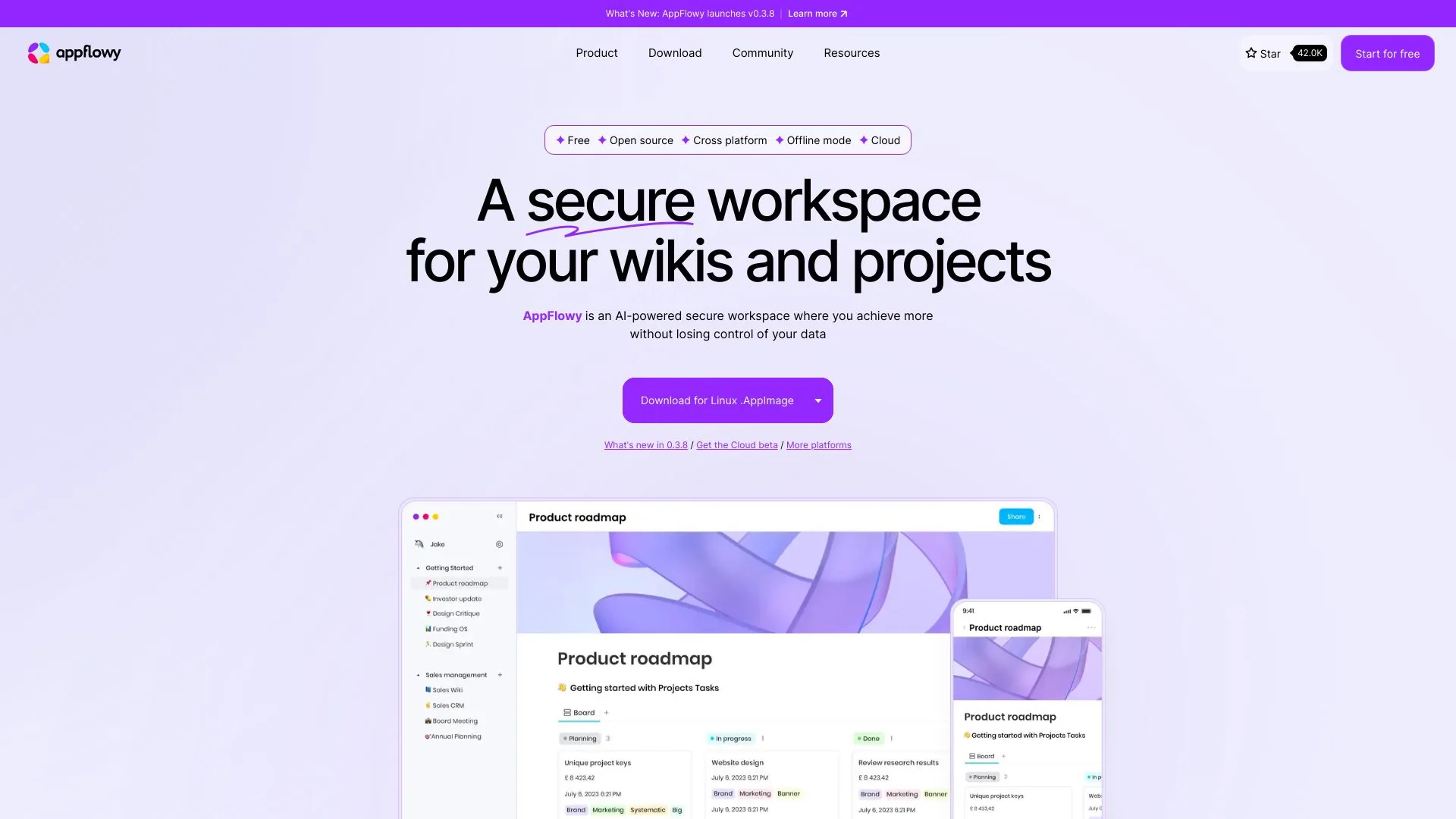 AppFlowy screenshot