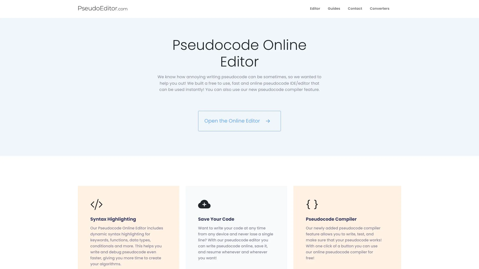 PseudoEditor screenshot