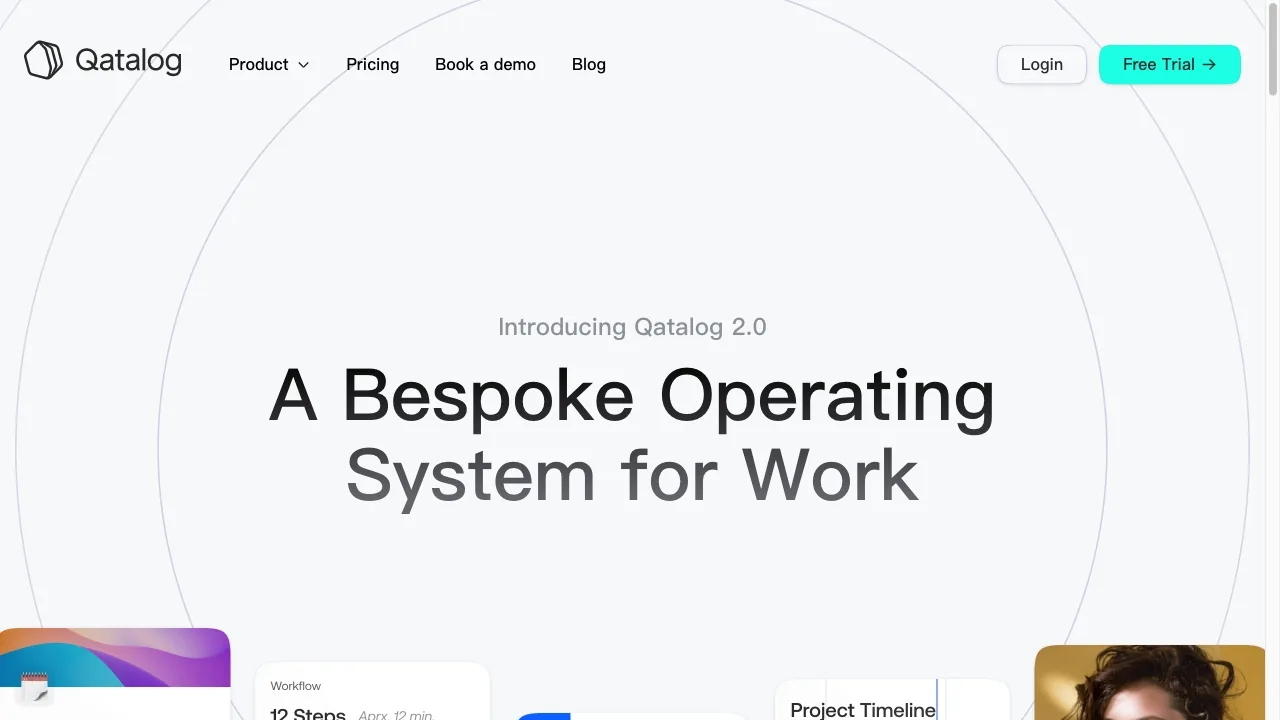 Qatalog: Enterprise AI Search and Knowledge Intelligence screenshot