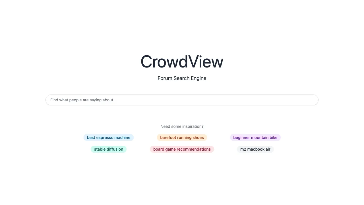 CrowdView screenshot