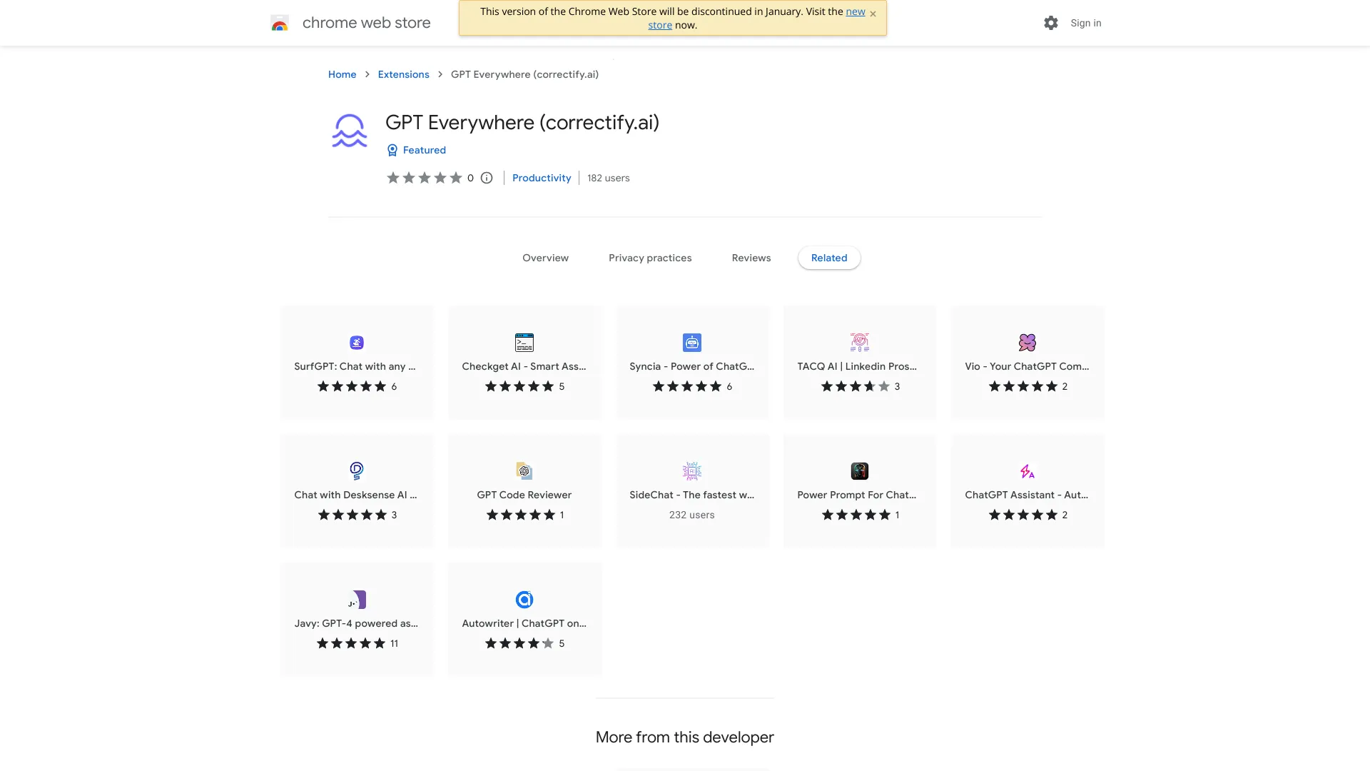 ChatGPT screenshot