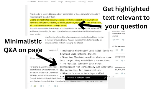Chat with Page screenshot