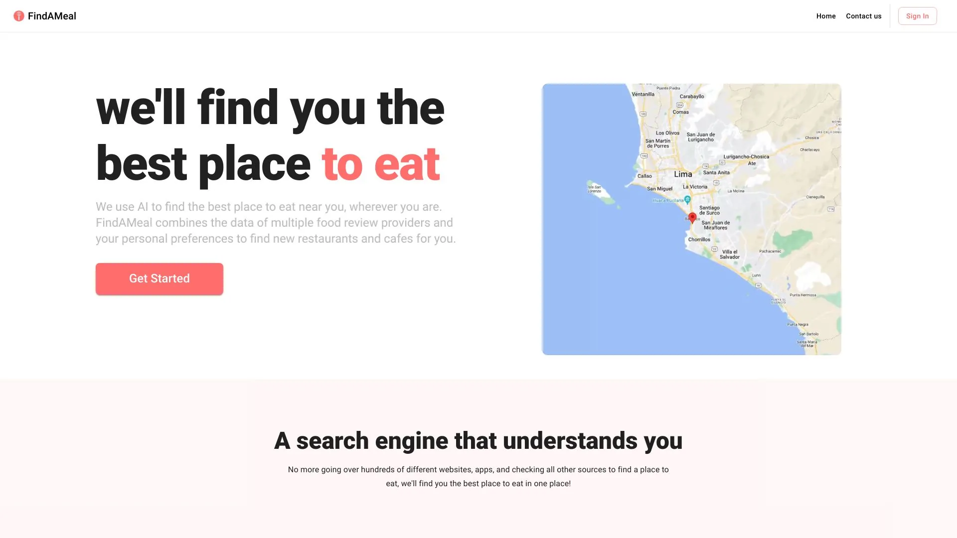 FindAMeal screenshot