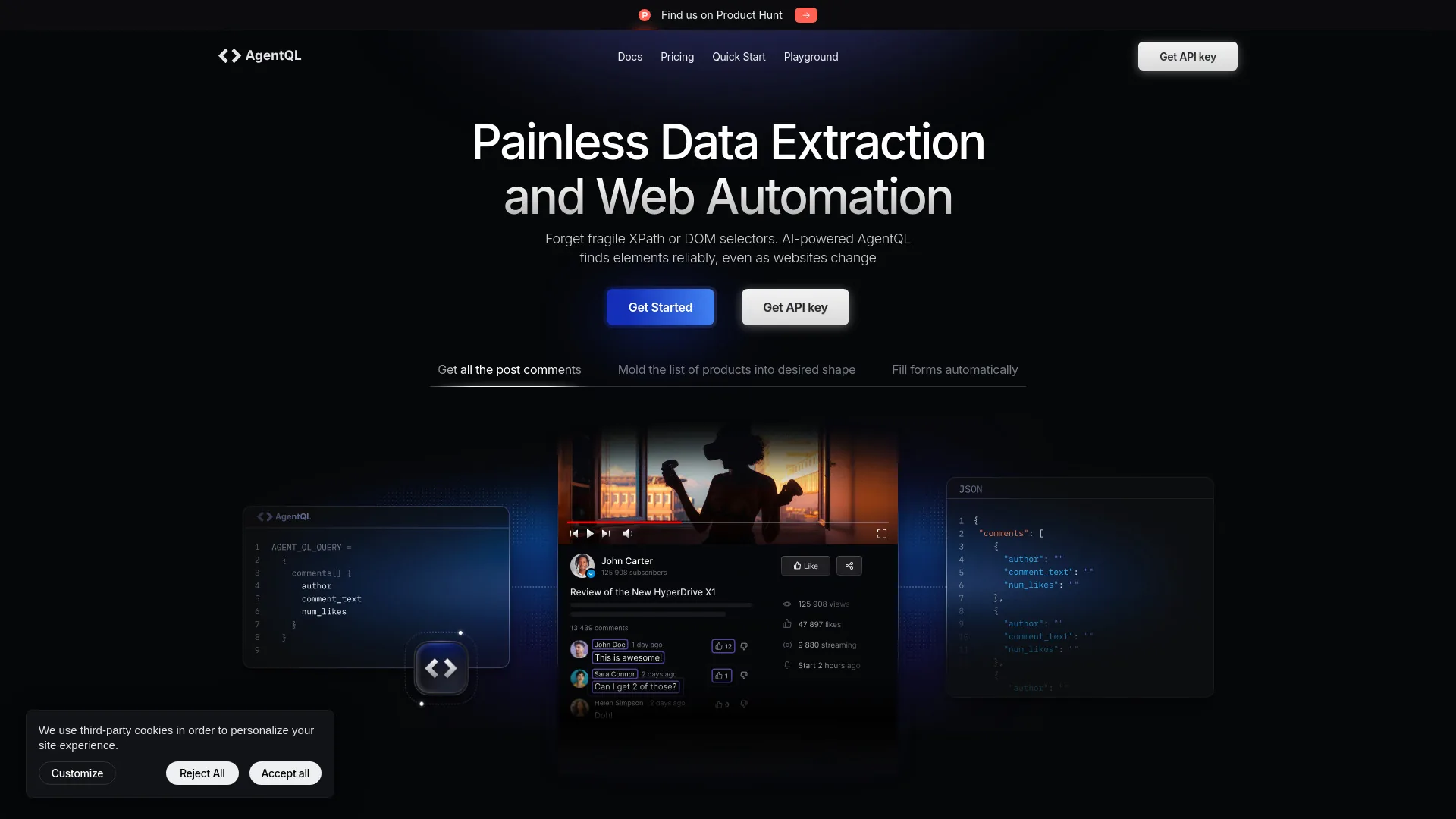 AgentQL screenshot