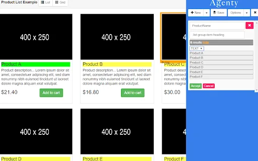 WebScraper screenshot