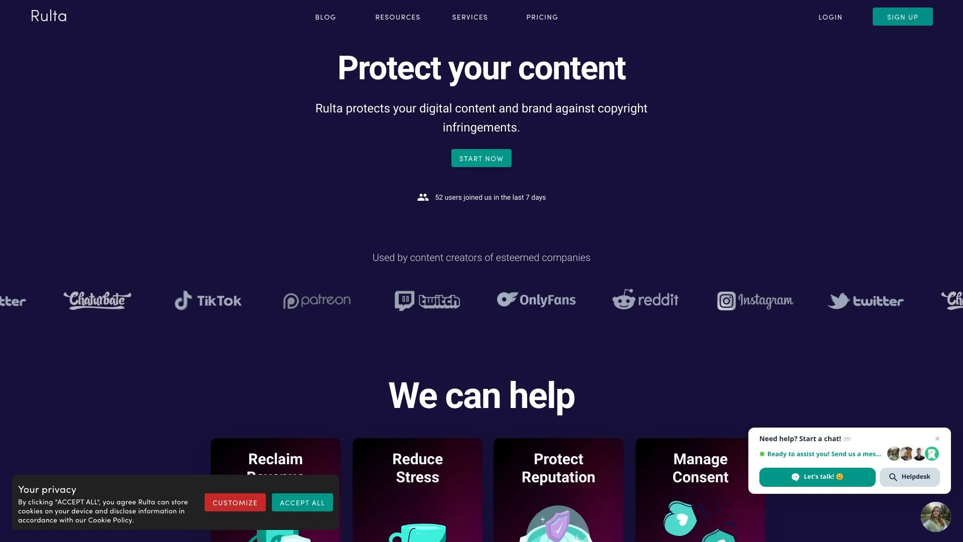 Rulta screenshot
