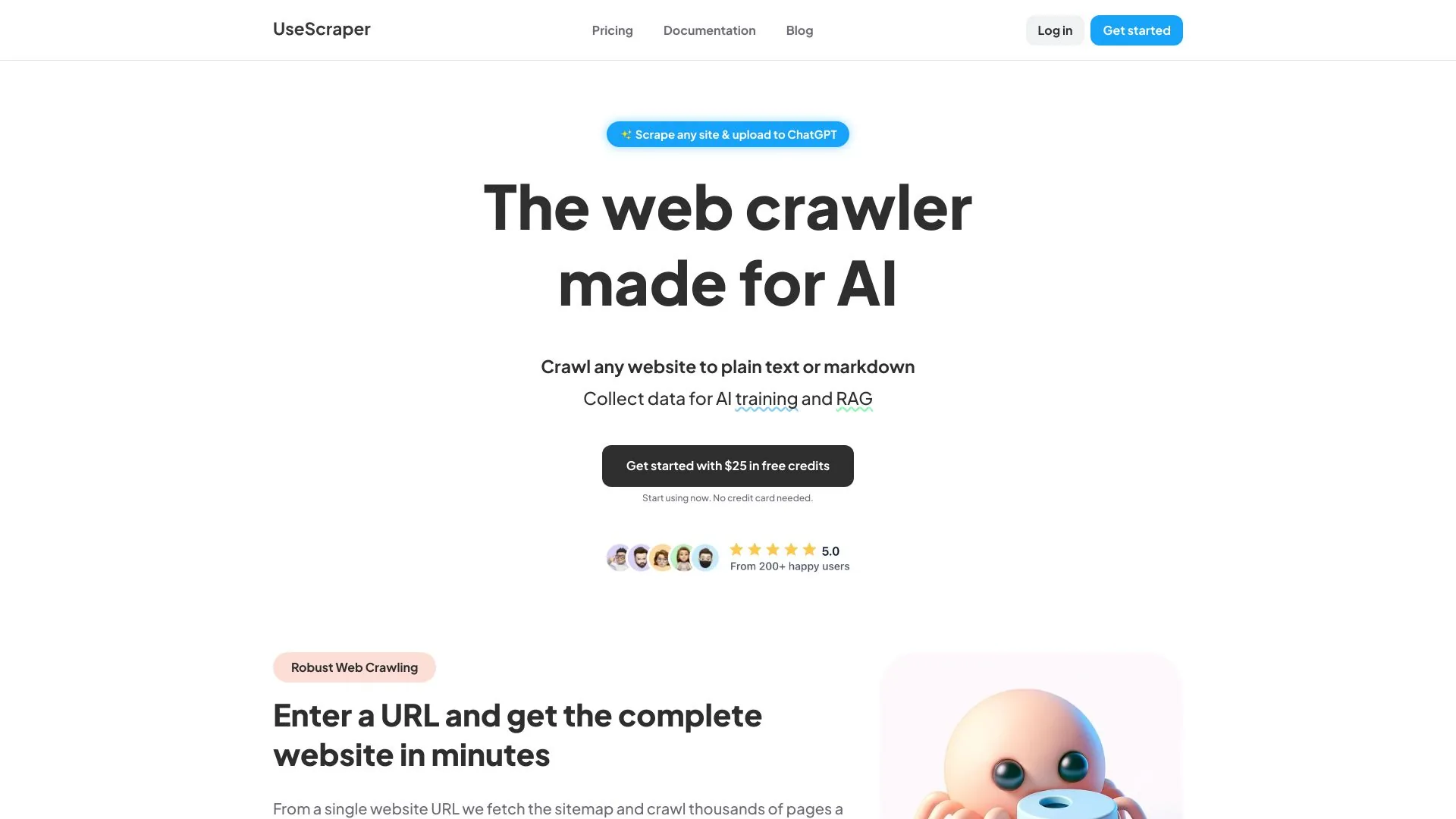 UseScraper screenshot