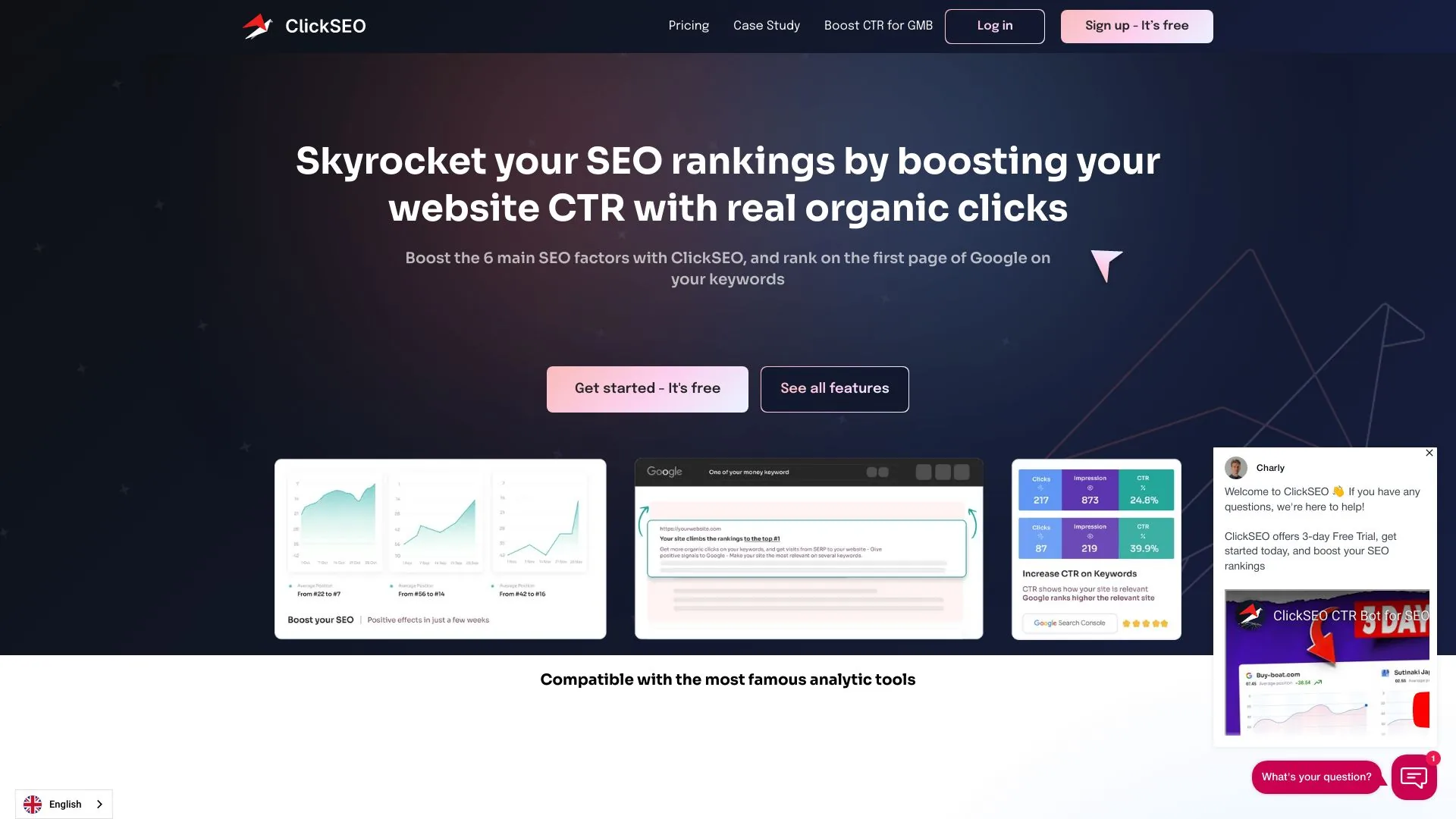 ClickSEO screenshot