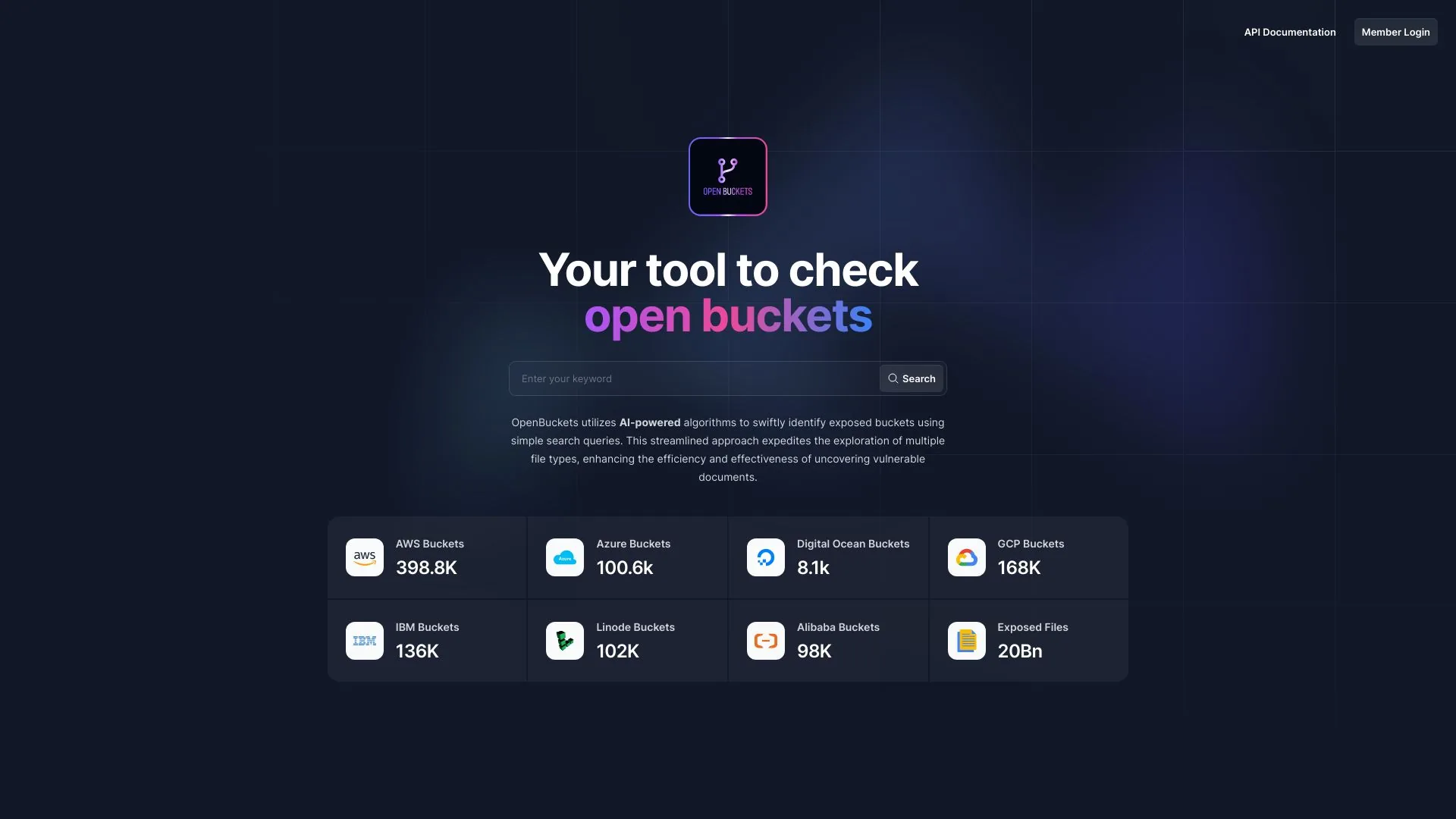 OpenBuckets screenshot