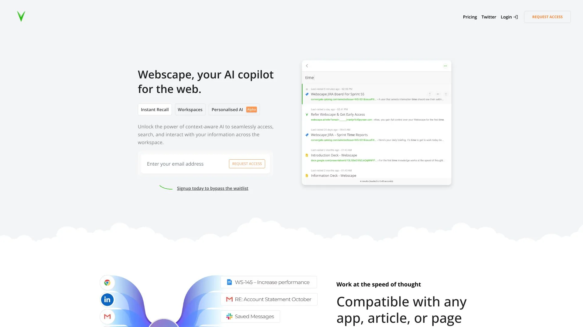 Webscape screenshot