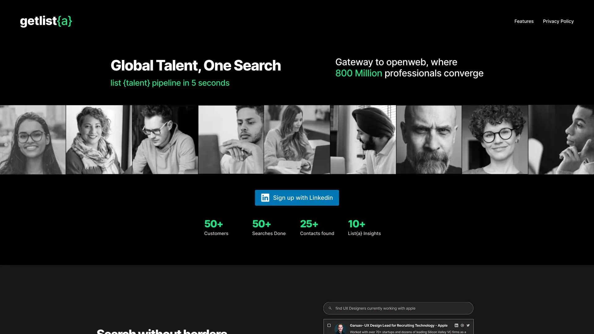 getlista{a} screenshot