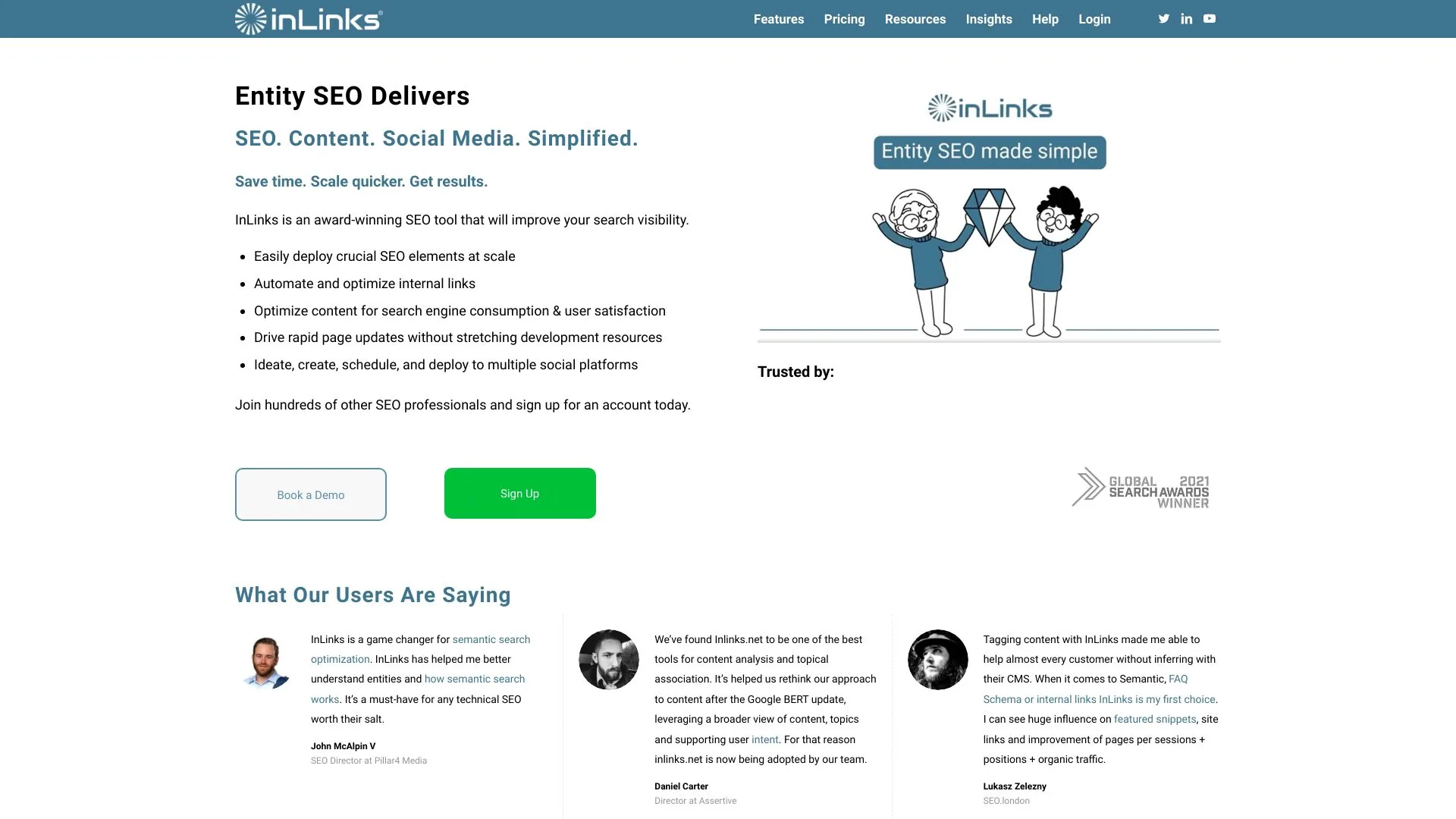 InLinks screenshot