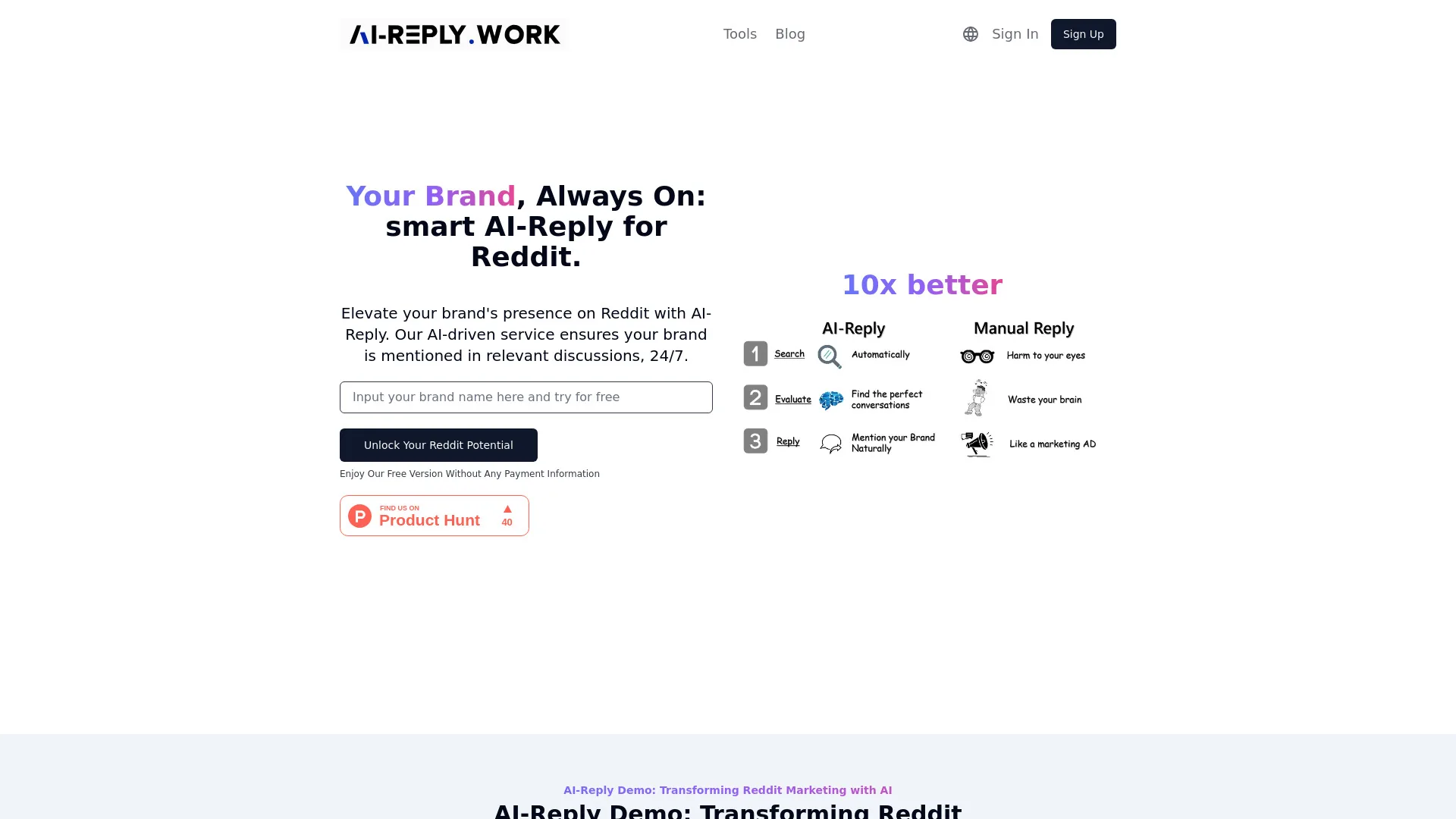 AI-Reply screenshot