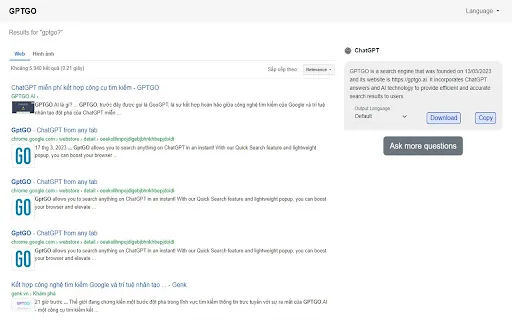 GPTGO.AI screenshot