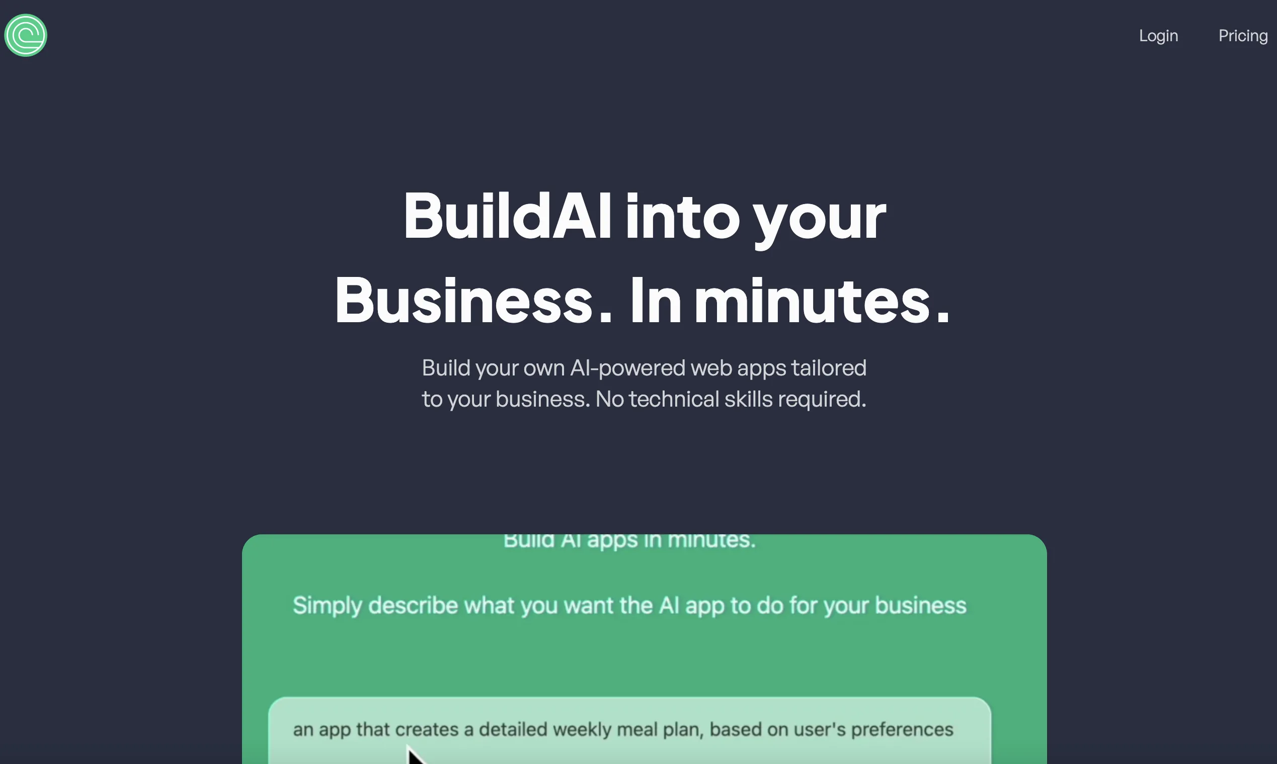 BuildAI screenshot