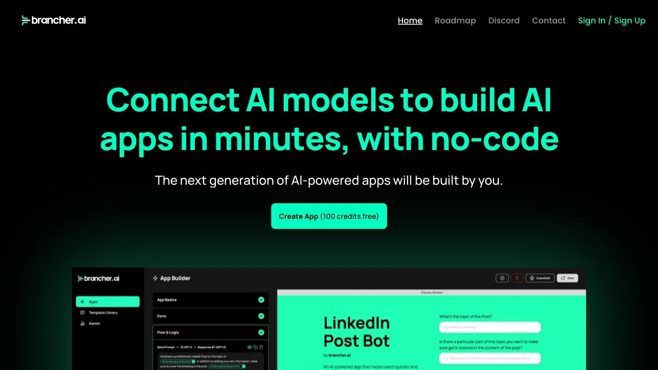 Brancher.ai screenshot