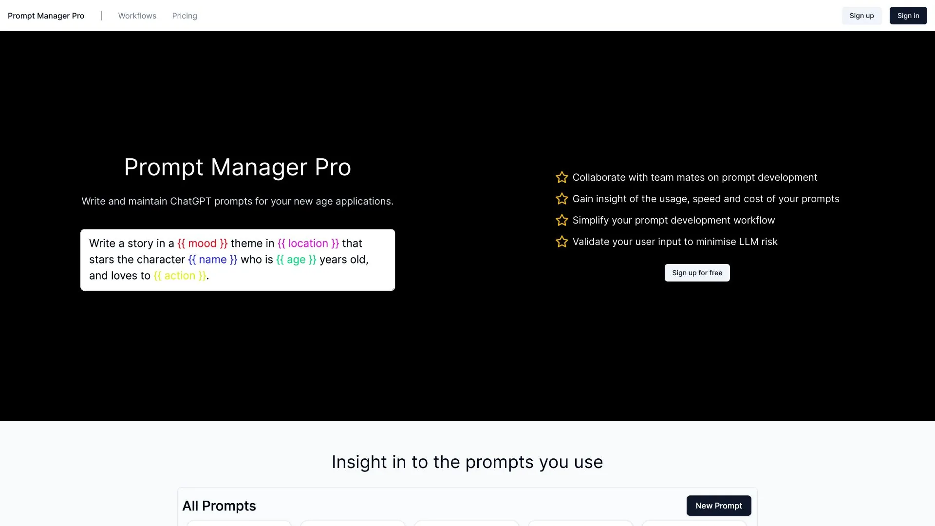 Prompt Manager Pro screenshot