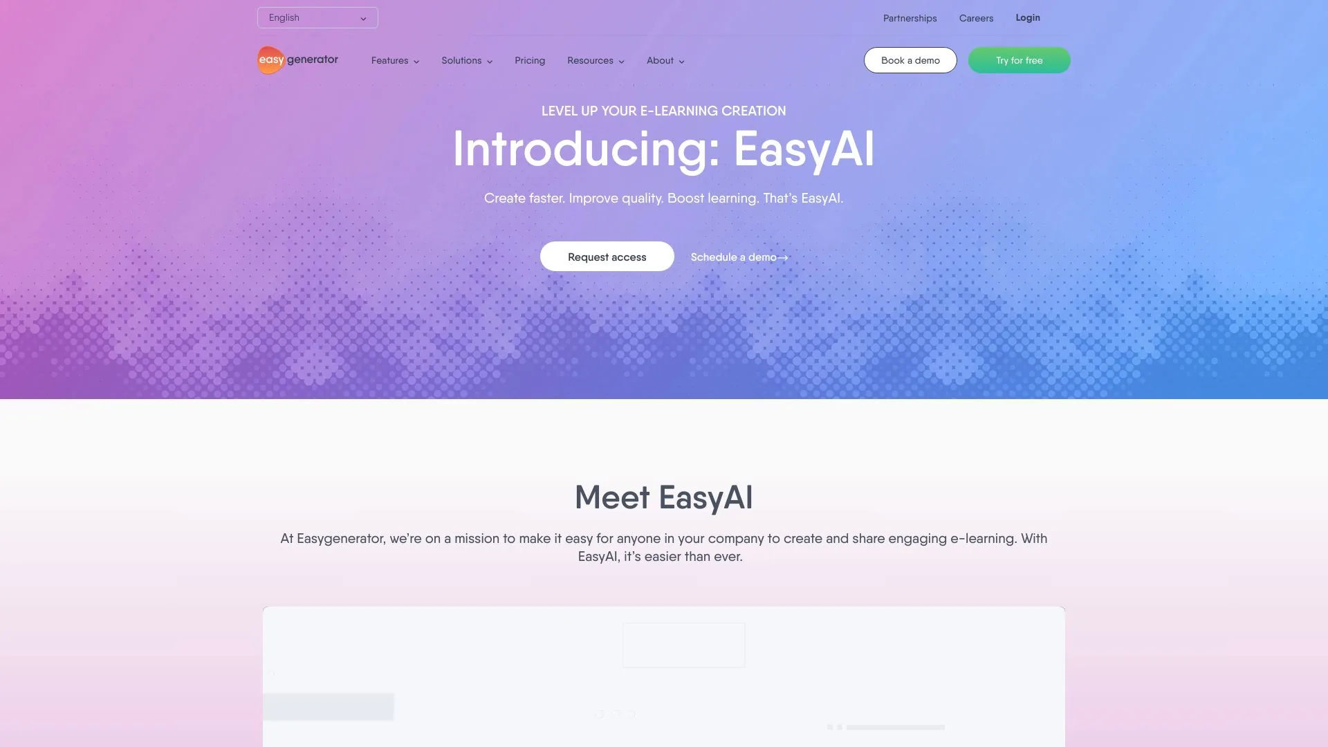Easygenerator screenshot