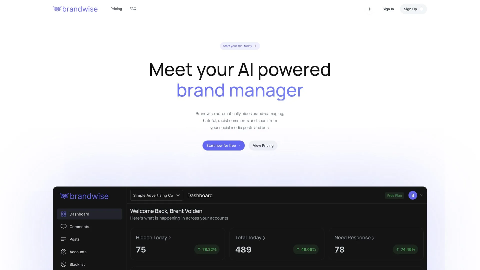 Brandwise screenshot