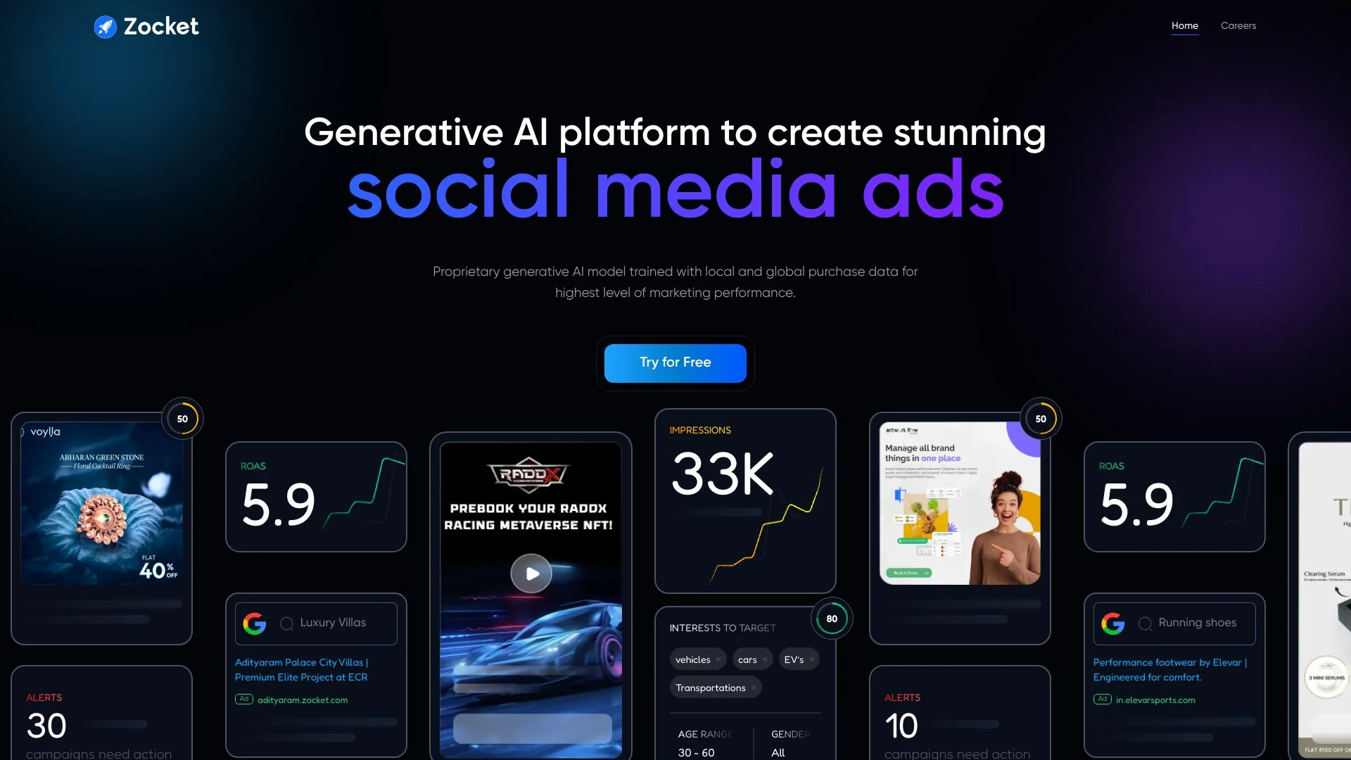 Zocket screenshot