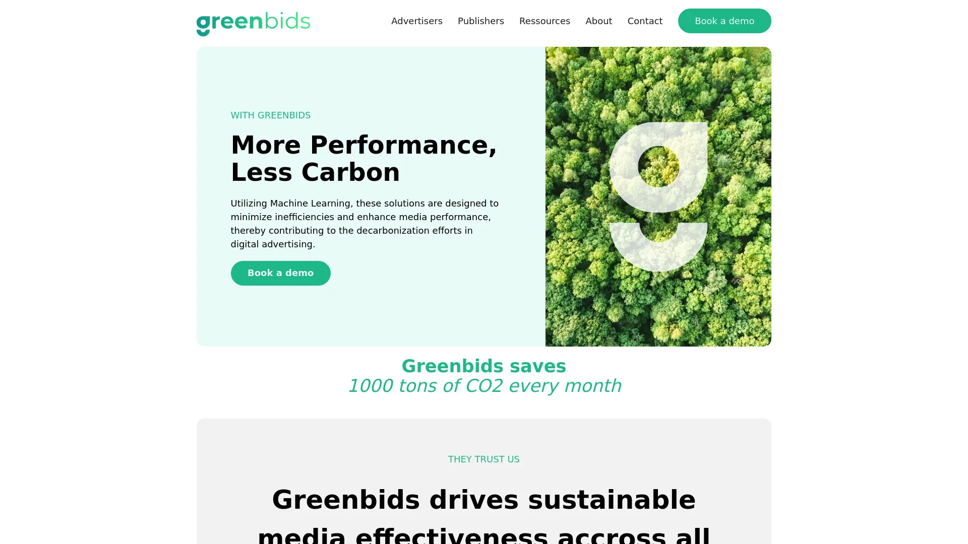 Greenbids screenshot