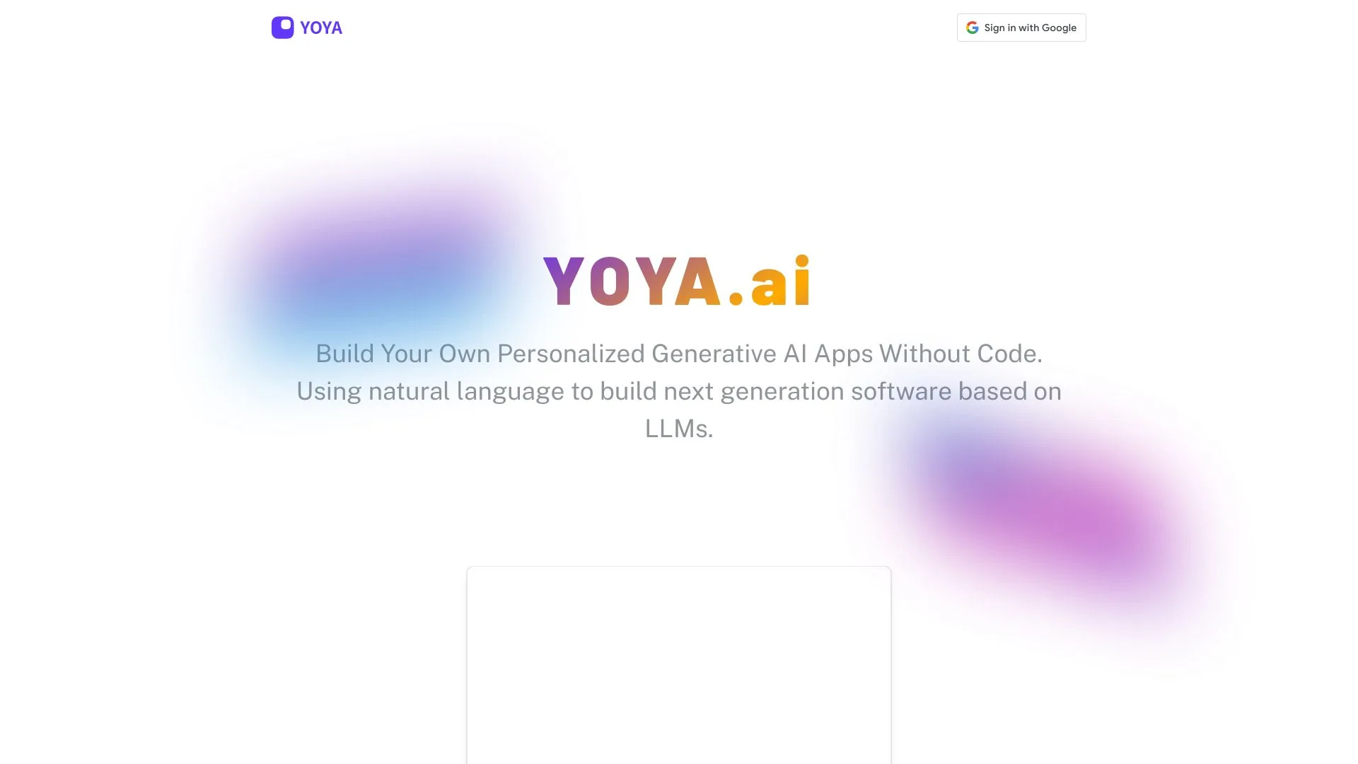YOYA screenshot