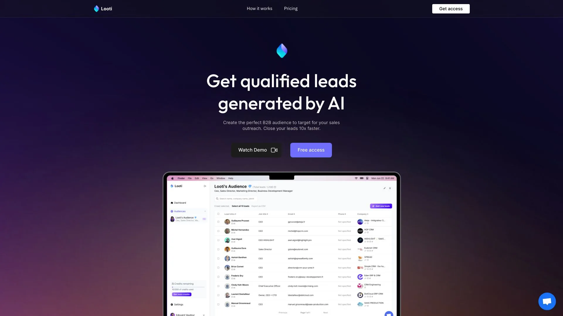 Looti的PersonaCardAI screenshot