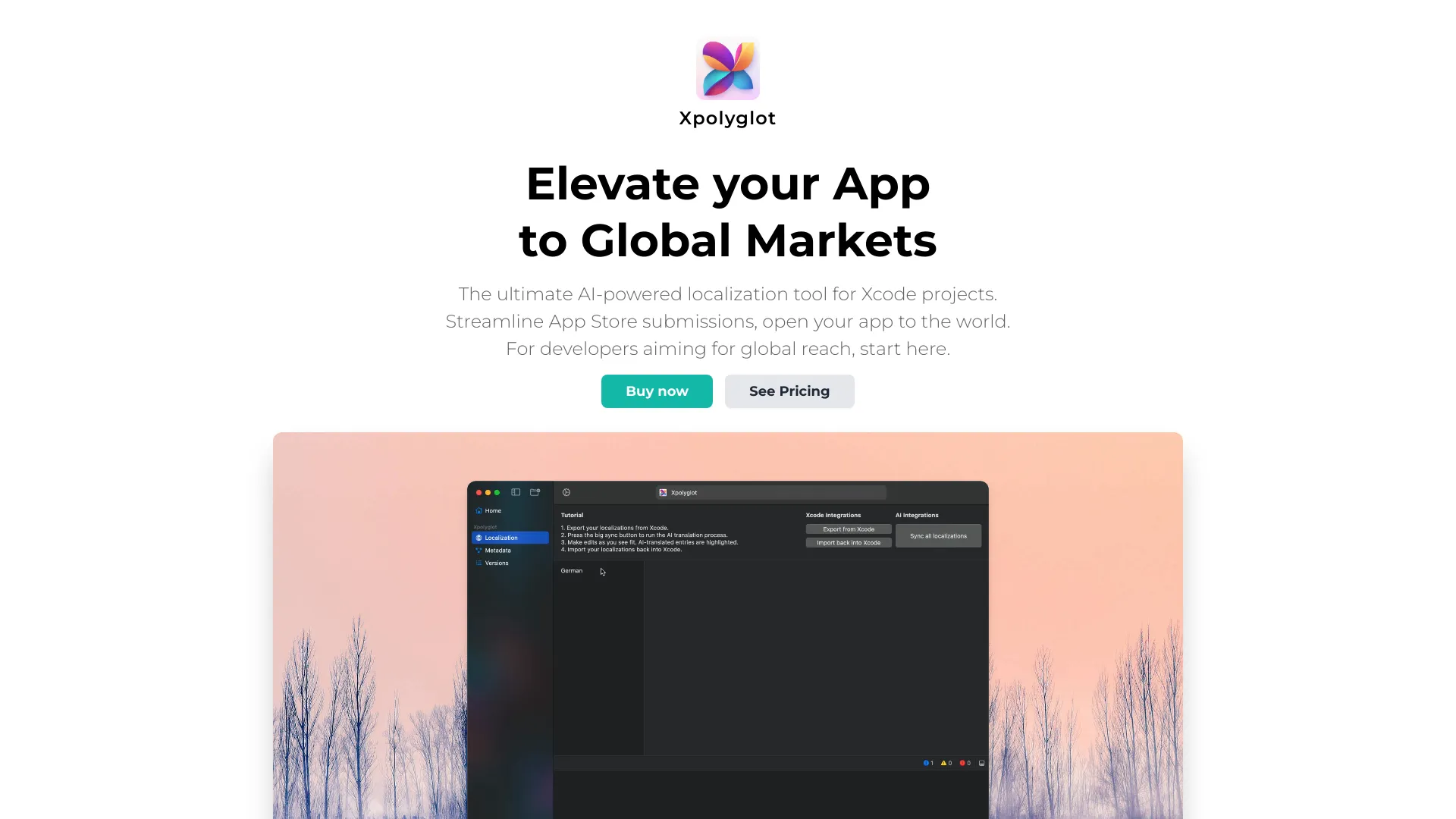 Xpolyglot screenshot