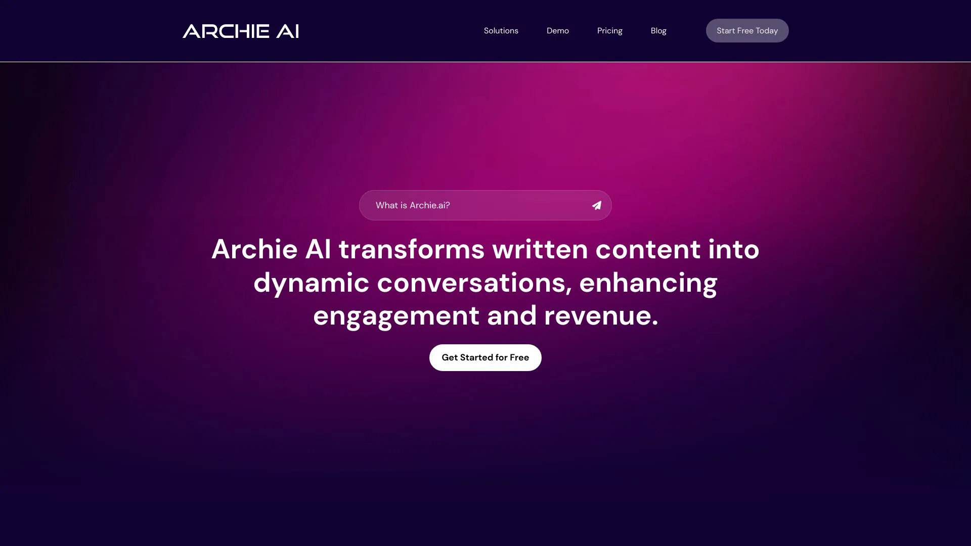 Archie A.I. screenshot