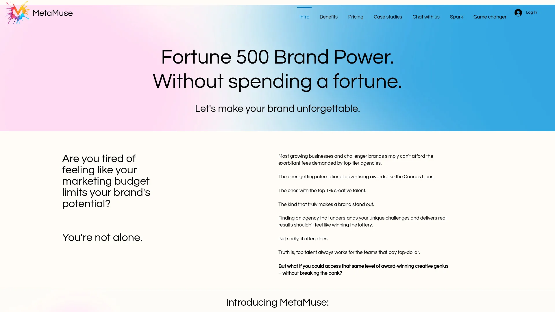 MetaMuse Marketing screenshot
