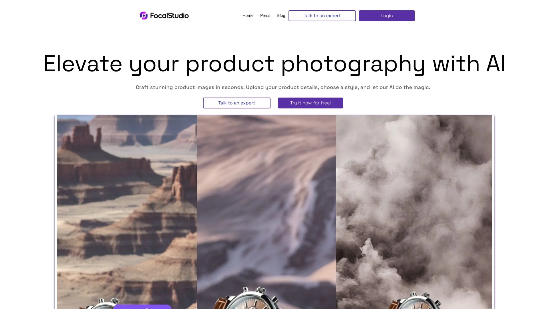FocalStudio: AI-Powered Product Photography screenshot