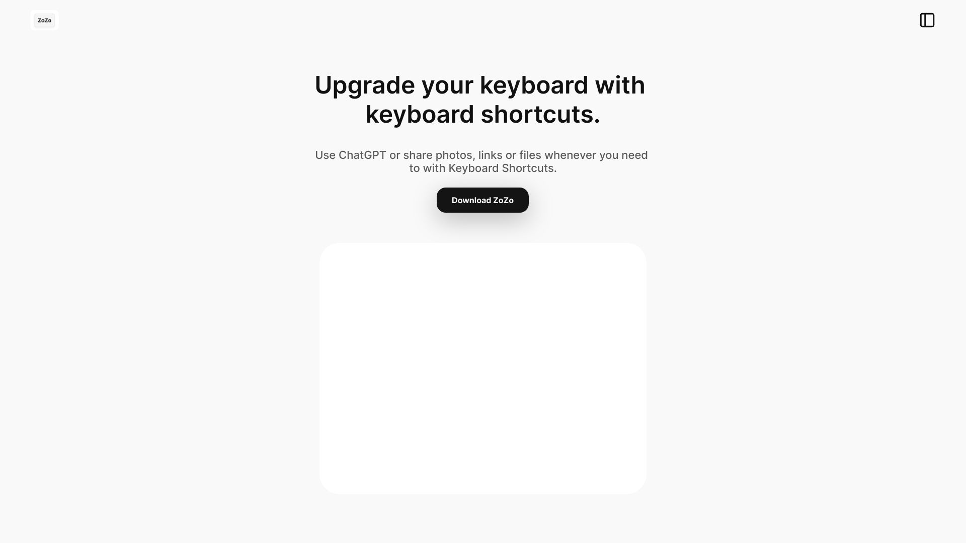 ZoZo - Easy Sharing screenshot