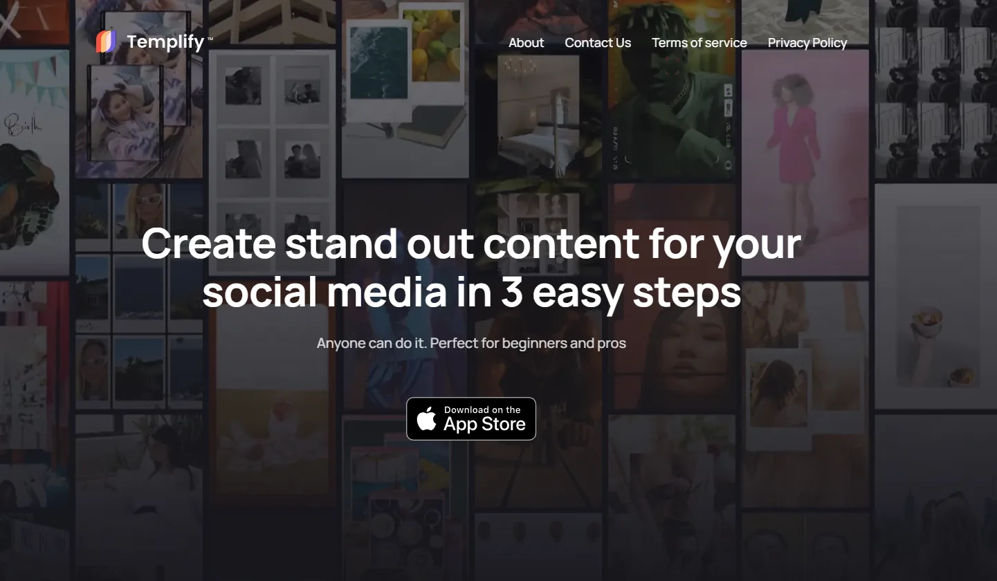 Templify screenshot