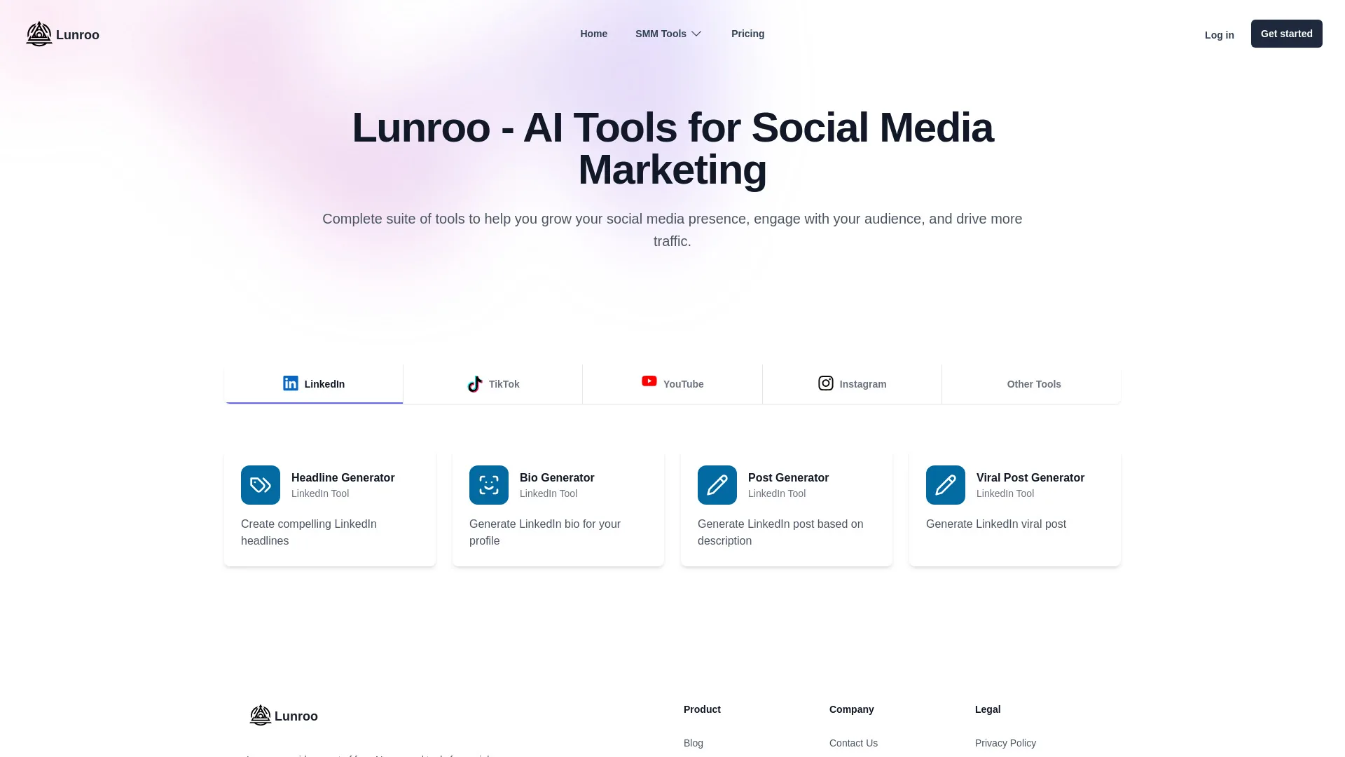 Lunroo screenshot