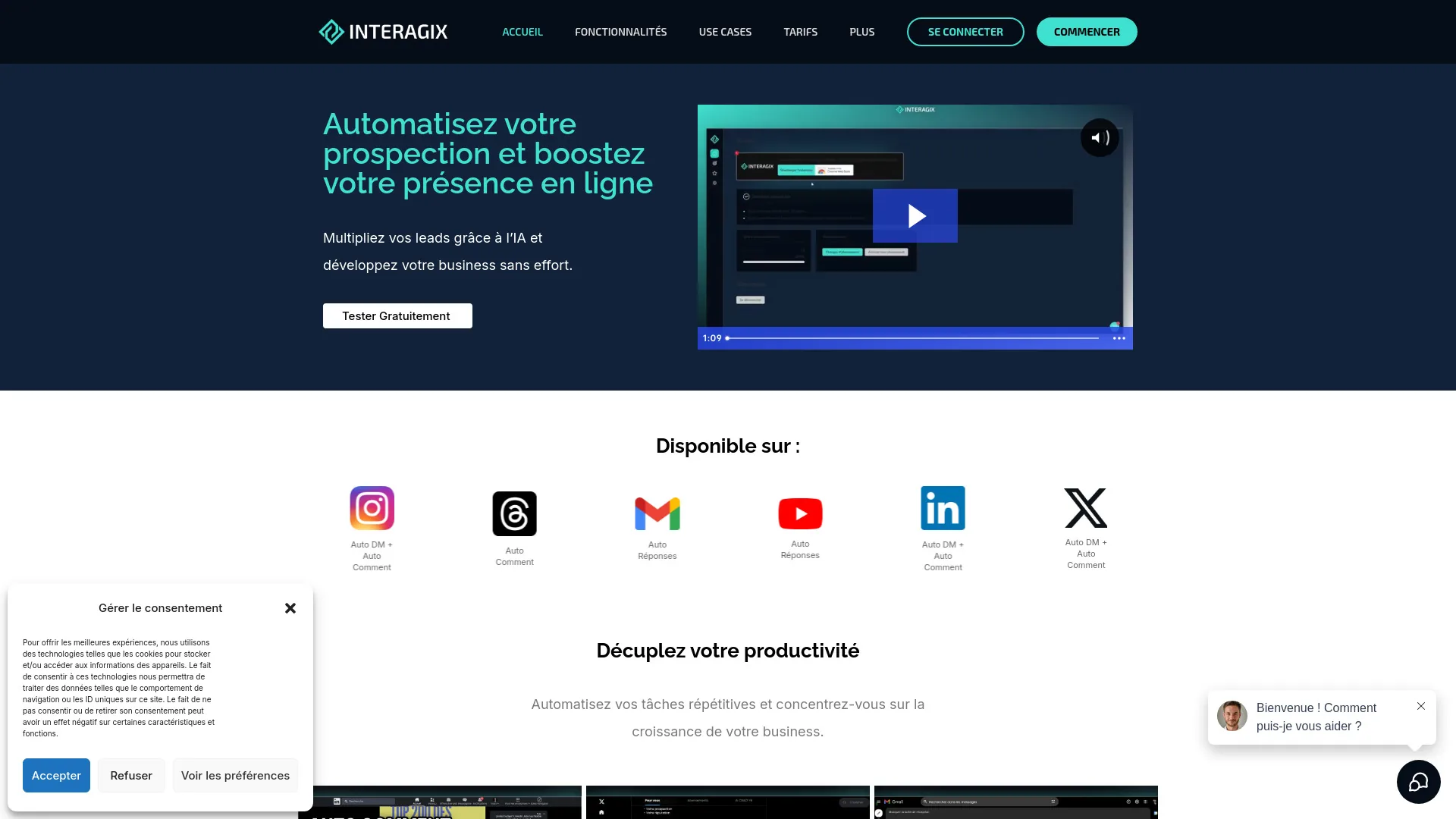Interagix screenshot