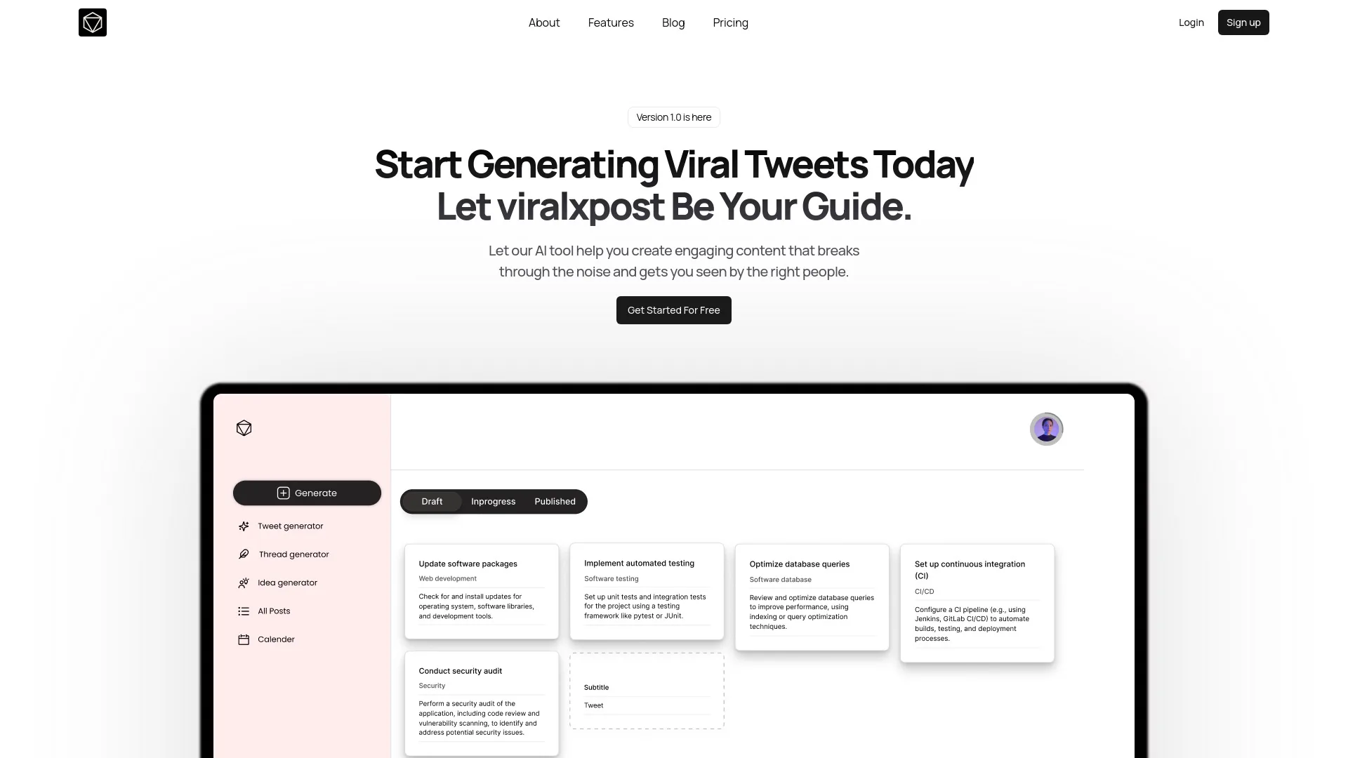 viralxpost screenshot