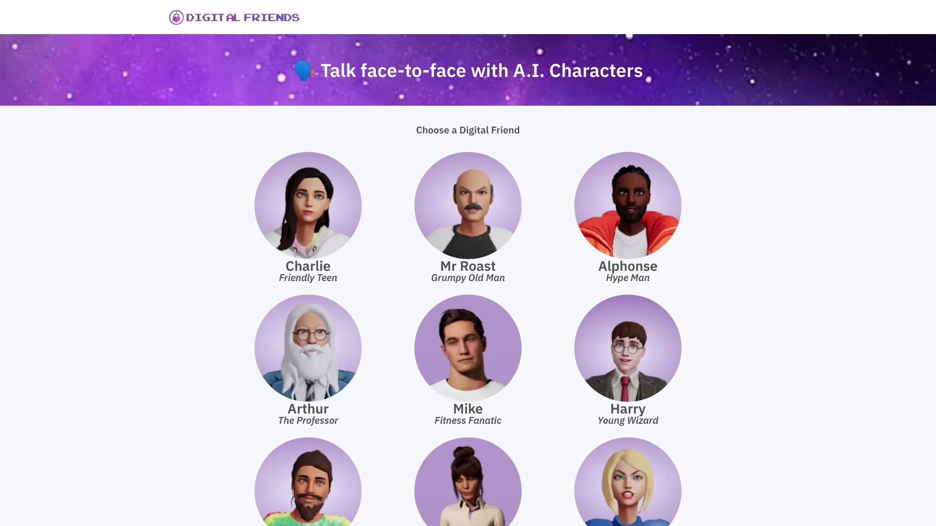 Digital Friends screenshot