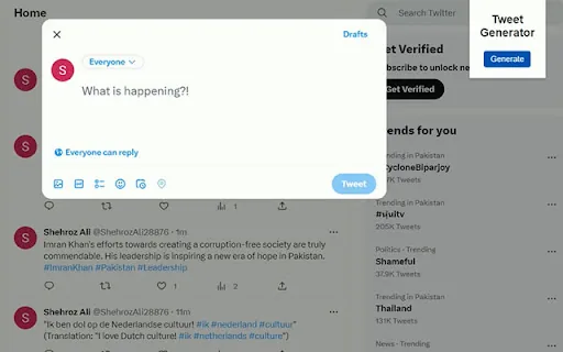 AI Tweet Generator Bot screenshot