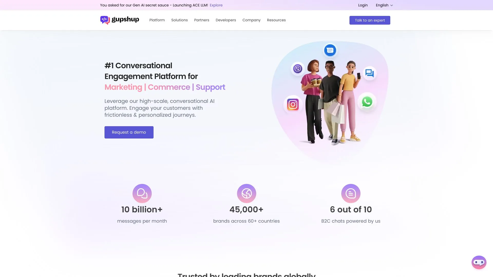Gupshup screenshot