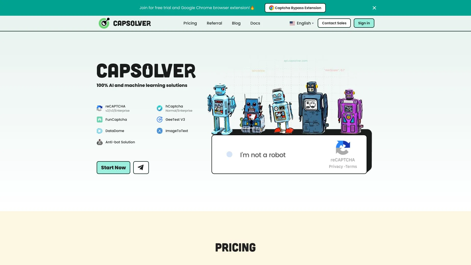 CapSolver - Automatic CAPTCHA Solution Service screenshot