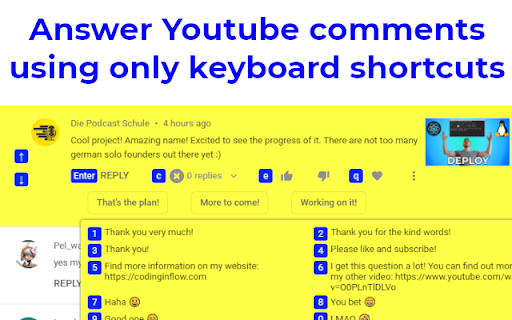 AI Comment Bot screenshot