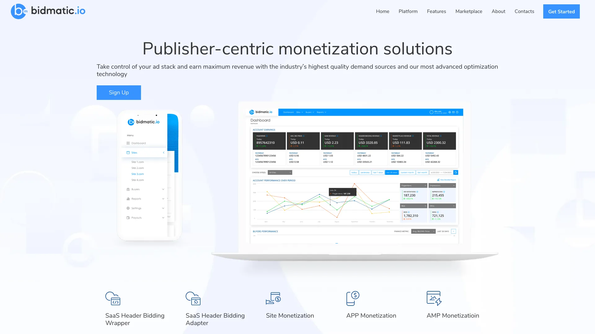 Bidmatic.io screenshot