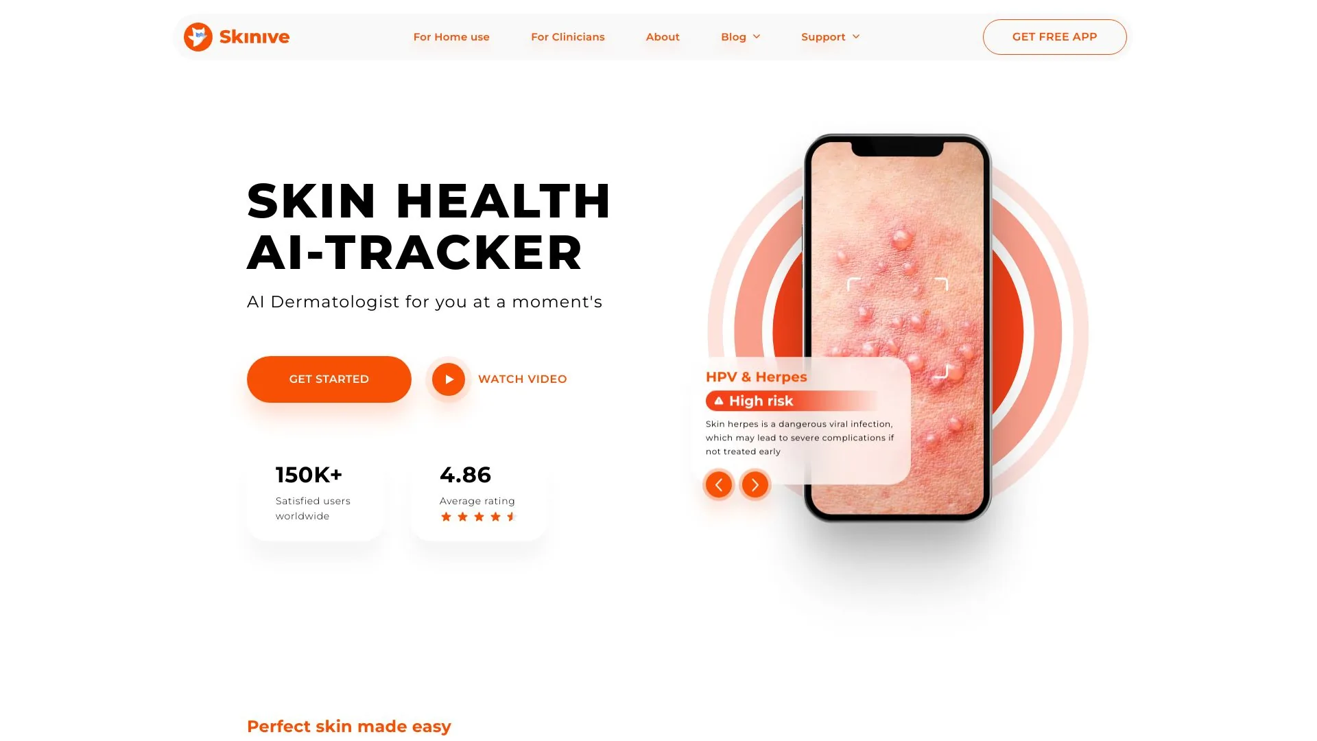 Skinive: 皮肤护理和健康应用 screenshot