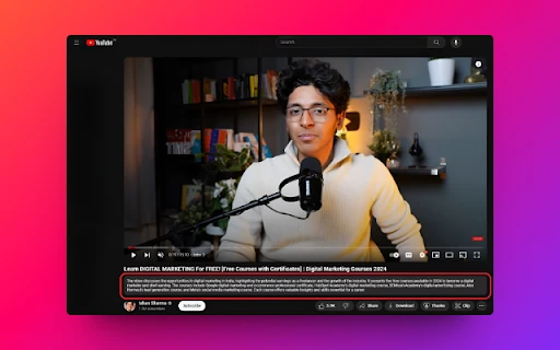 TubeInsight screenshot