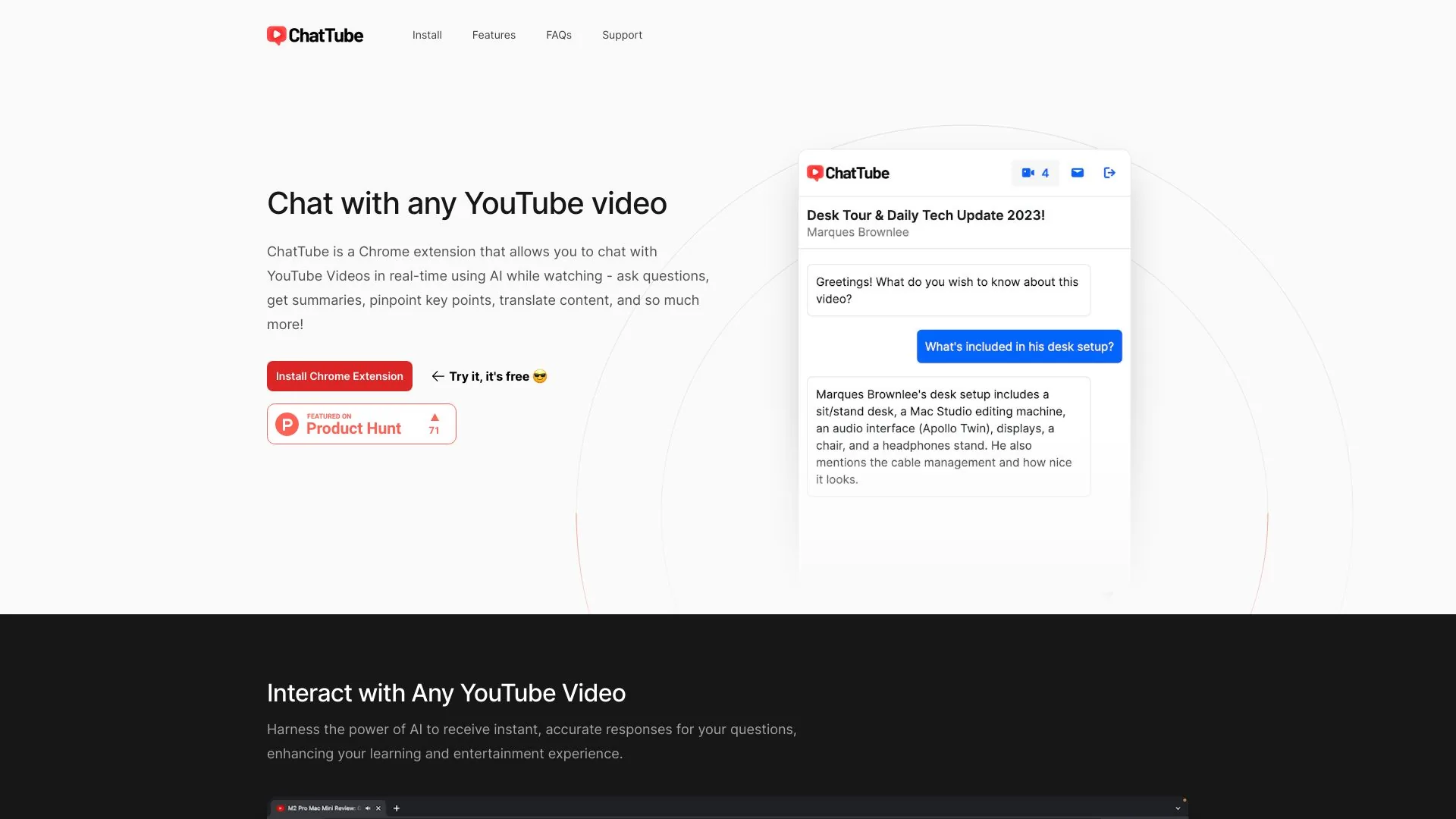 ChatTube screenshot