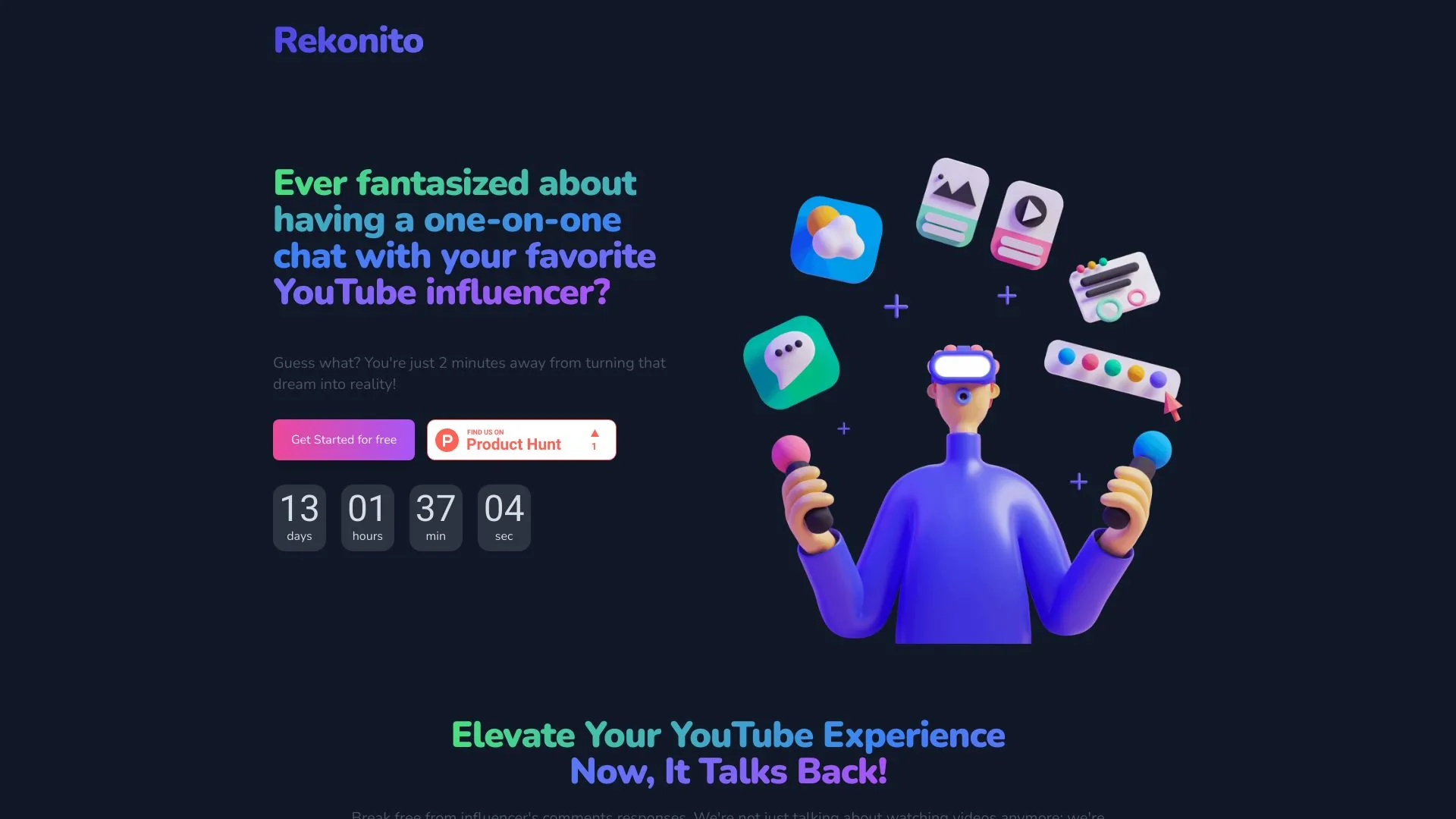 Rekonito screenshot