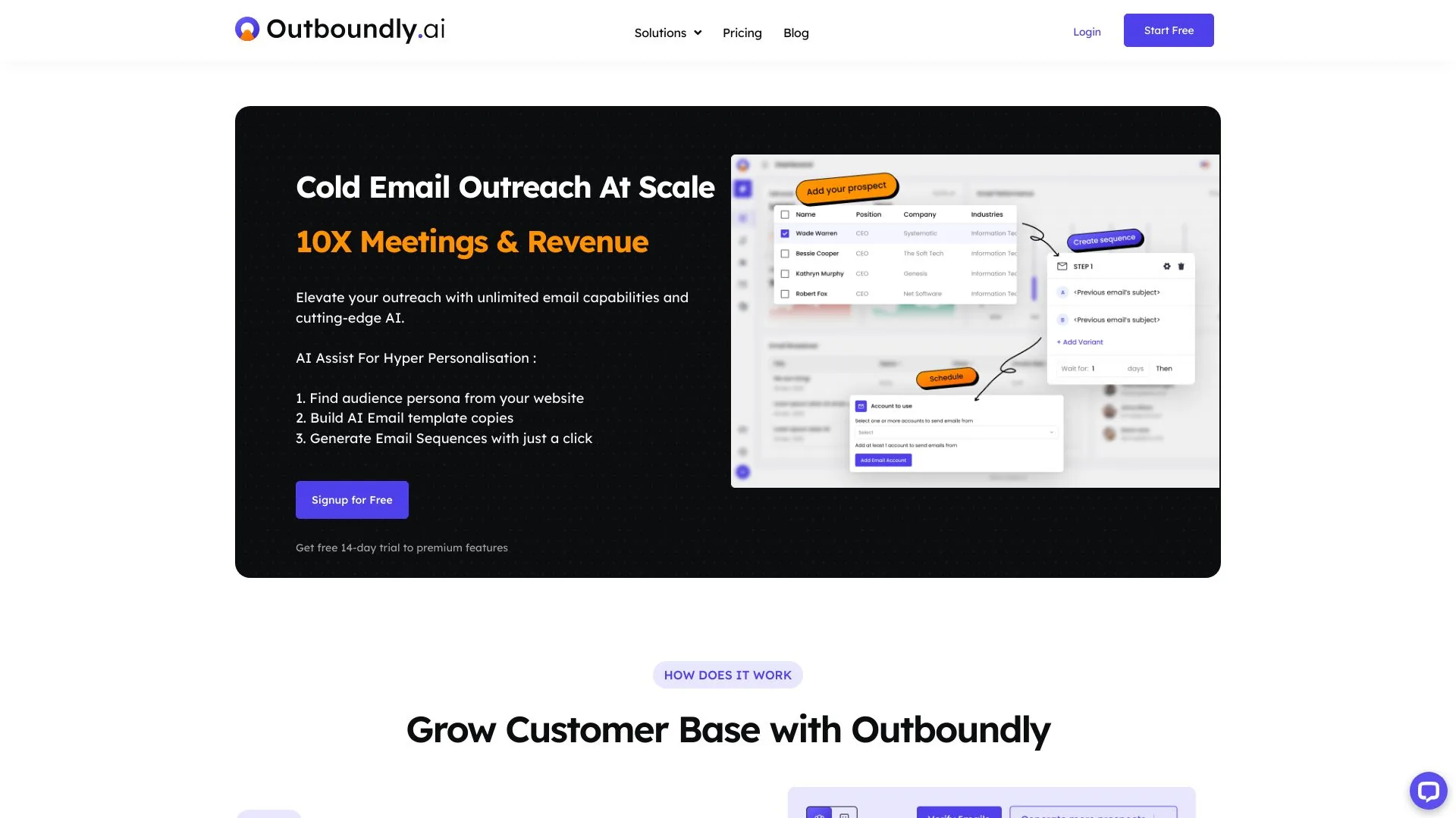 Outboundly screenshot