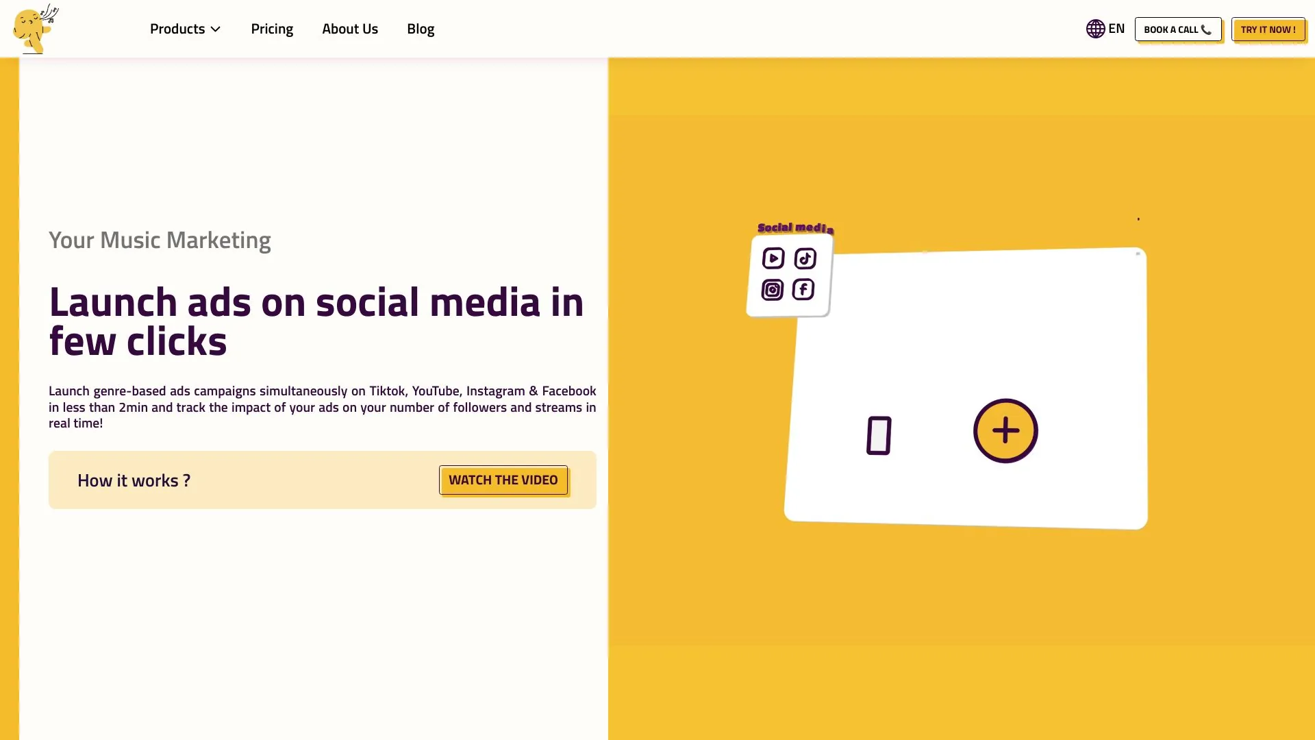 Music Marketing Platform screenshot