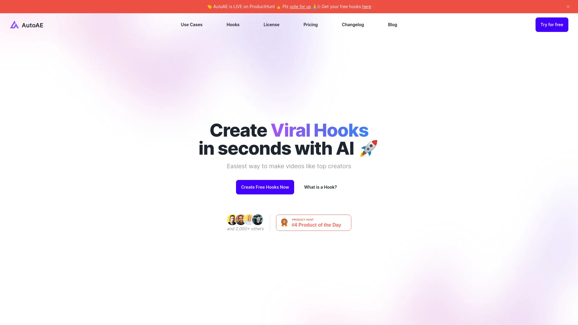 AutoAE: Viral Hooks & YouTube Video Online Generator screenshot