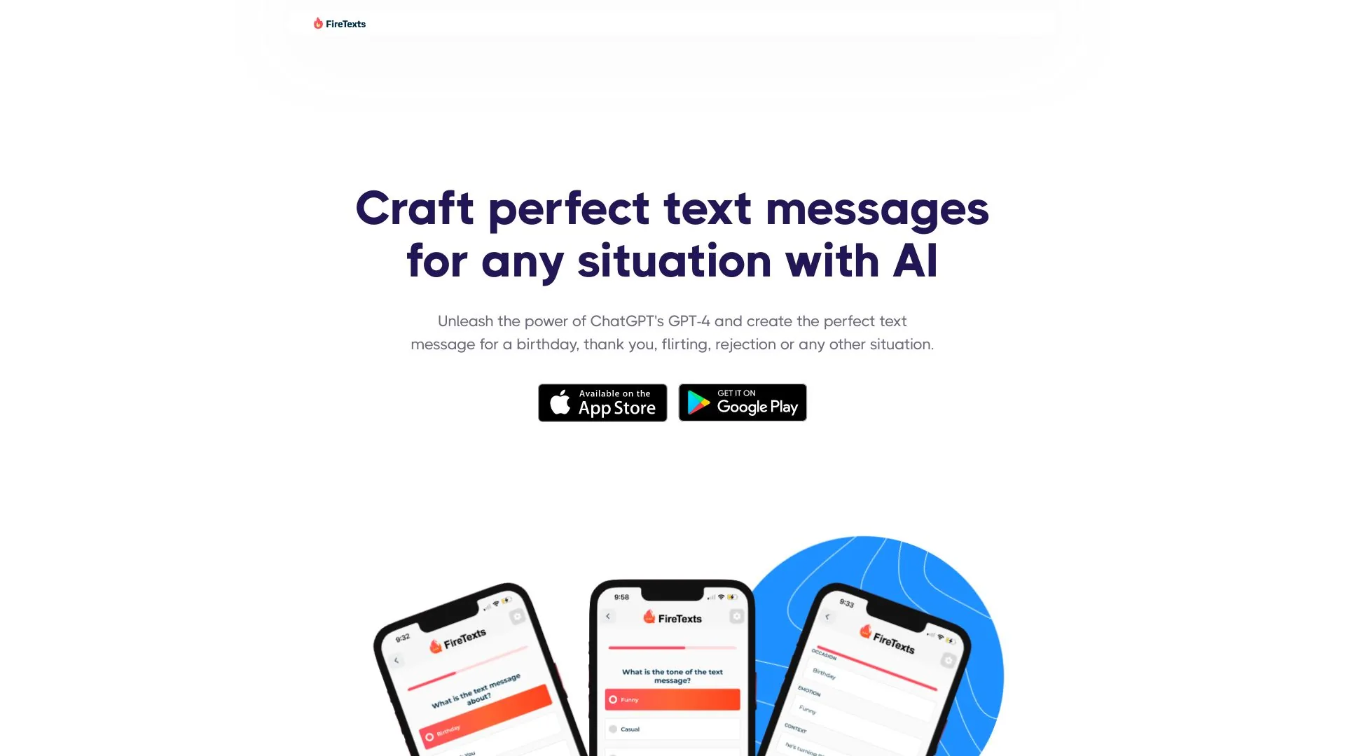 FireTexts screenshot
